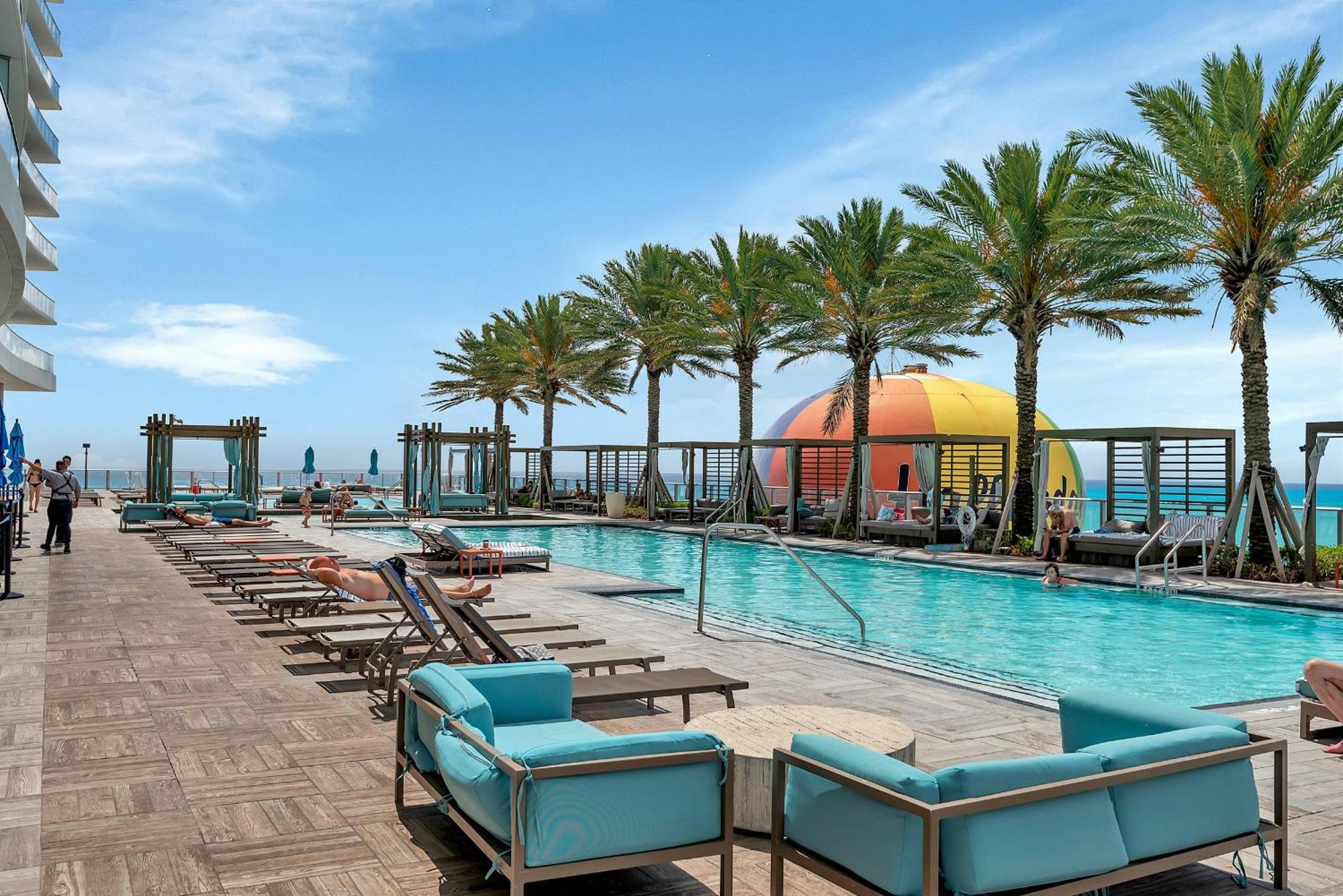 ハリウッド1502 - Stunning Ocean View At The Beachアパートメント エクステリア 写真
